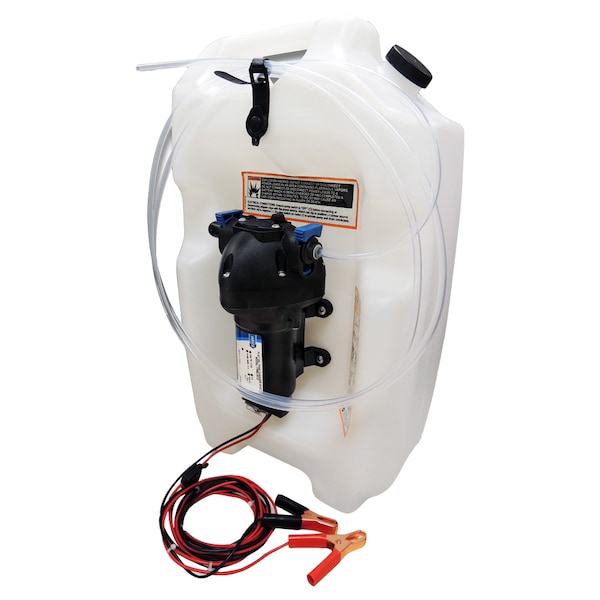 Jabsco Flat Tank Oil Changer System - 3-1/2 Gallon Tank - 12V 17860-2012 - main
